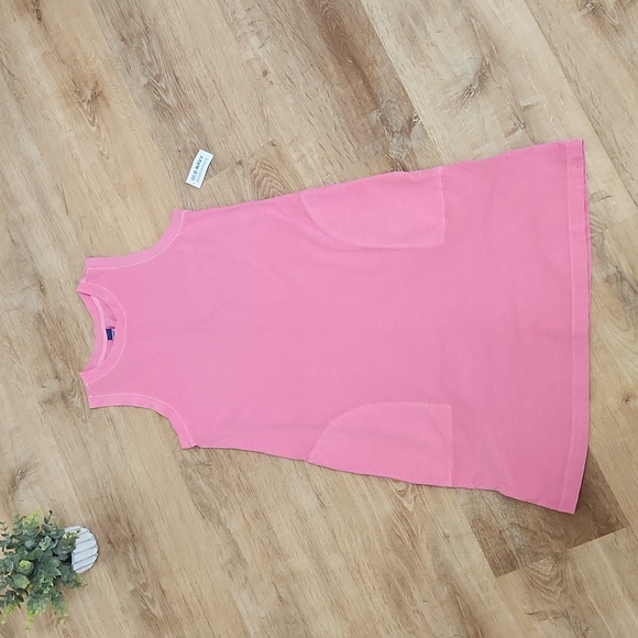 Old Navy Pink Tank Top Dress with Pockets NWT - Picture 1 of 4